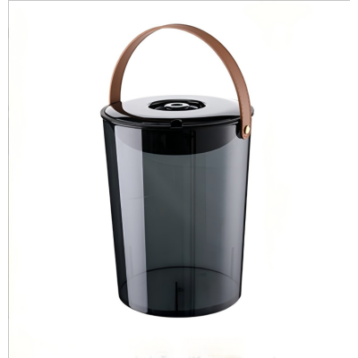 匹牧 PM-LJT-0243 塑料茶水分离垃圾桶 大号12L 透蓝 单位:件