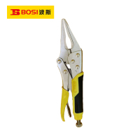 波斯(BOSI)尖口大力钳(9"/225mm)把
