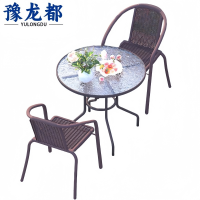 豫龙都 圆桌 二椅 套