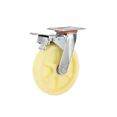 丰奋 尼龙万向轮 8寸带刹车 个
