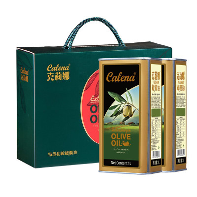 克莉娜 特级初榨橄榄油1L×2礼盒