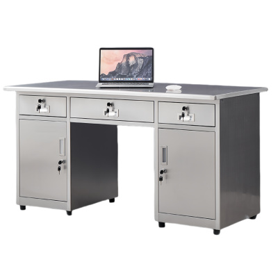 攸形201不锈钢学习桌1400*700*750mm台