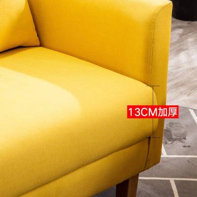 卧室小沙发小型客厅网吧租房服装店单人沙发椅双人布艺小户型沙发
