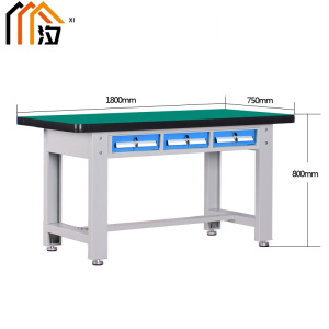 汐重型钳工操作台 工具桌180cm张