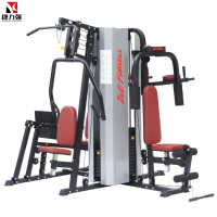 康力强WTH85五人站商用健身房多方位功能组合综合力量训练器械WTH85五人站(钢片配重)