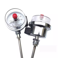 上 海 金 龙 WSSX-411电接点双金属工业温度计锅炉管道 0-200℃,L=100mm