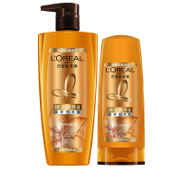 欧莱雅(L'OREAL)精油润养洗护套装（洗发露700ml+润发乳400ml）