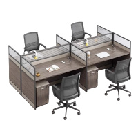 悦兴诚办公桌含柜椅240*120*110cm套