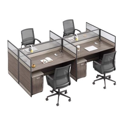 悦兴诚办公桌含柜椅240*120*110cm套