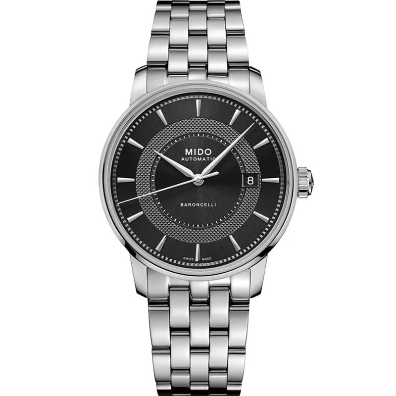 Mido男士39毫米自动机械不锈钢腕表防水手表