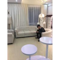 森美人美式轻奢小户型客厅皮沙发组合 咖啡厅酒店酒吧服装店沙发椅1+2+