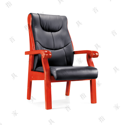 首指 241-1会客椅/会议椅/实木椅/四脚椅