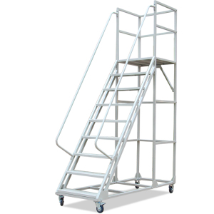 易企采 200CM登高梯 仓库可拆卸理货货架梯子可移动平台登高梯