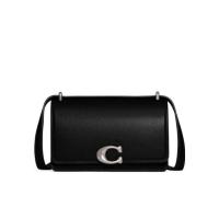 COACH女士百搭徽标翻盖单肩包多功能插袋可调节肩带日常通勤小包