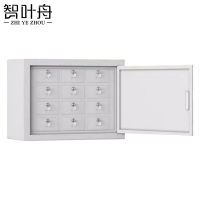 智叶舟屏蔽柜壁挂款12格500*240*380mm台