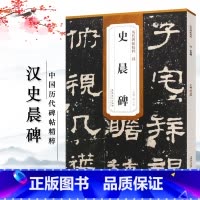 汉史晨碑 [正版]汉史晨碑历代碑帖精粹薛元第三辑附译文技法解析明汉隶隶书毛笔书法练字帖学生成人临摹碑帖原碑原帖安徽美术