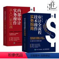 [正版]2册 审计全流程技术操作实务指南+内部审计实务操作从入门到实战财务审计报告财务会计财务报表教程书籍 审计师审计