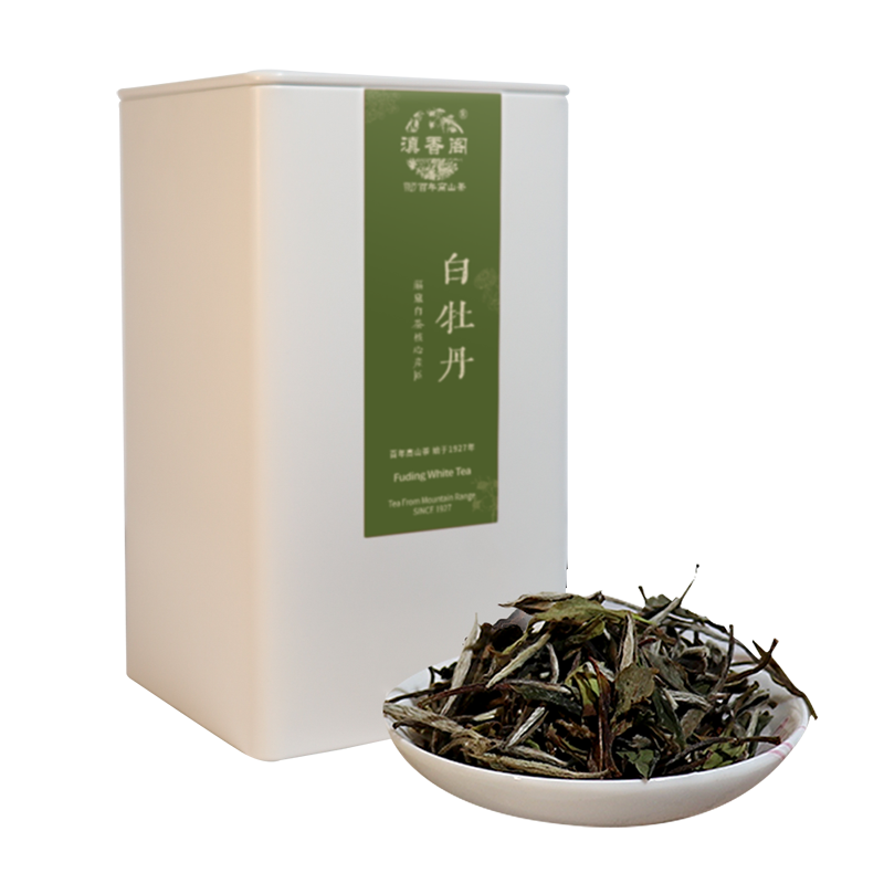 滇香阁 正宗福鼎白茶春茶白牡丹特级罐50g 核心产区香气高地理标志