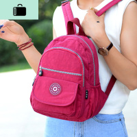 旅行小背包尼龙双肩包女韩版休闲迷你新款帆布简约女包牛津布胸包NEW LAKE
