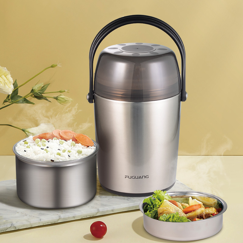 富光(fga)304不锈钢保温饭盒大容量多层保温桶便当盒便携学生上班族