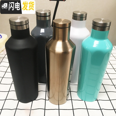 三维工匠X005不锈钢保温保冷水壶 奶绿色凉水壶