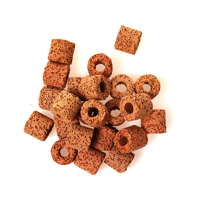 鱼缸过滤材料科技环红色呼吸环远红外细菌环培菌细菌屋鱼池过滤材500g默认尺寸