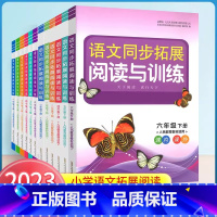 ————上下册分割线———— 小学通用 [正版]2023新版小学语文同步拓展阅读与训练一1二2年级上下册人教版同步阅读三