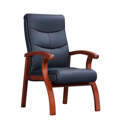 悦雅阁 实木老板椅 黑色 把