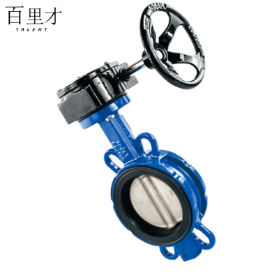 百里才 涡轮对夹蝶阀 DN150个