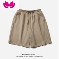七斓ins潮牌黑色休闲短裤男夏季宽松百搭美式痞帅休闲五分运动裤子女