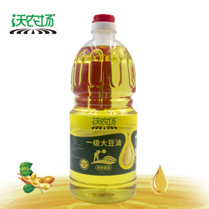 沃农场非转基因一级大豆油1.8L/瓶