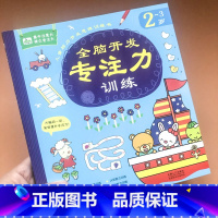 [正版]全脑开发专注力训练 2~3岁宝宝逻辑训练书幼儿园启蒙早教游戏书籍