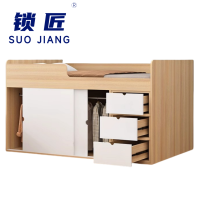 锁匠高箱床120*200cm张