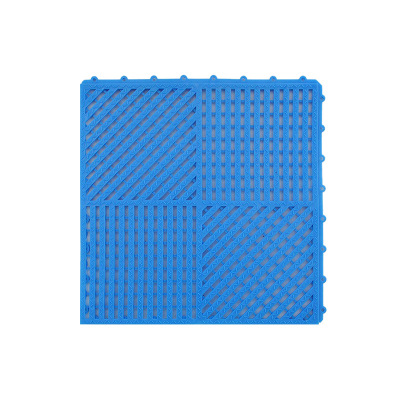 君佰益 浴室防滑拼接地垫 单块30×30cm 蓝色 其他颜色可选