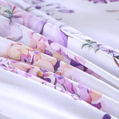 家柏饰(CORATED)家纺美颂长绒棉四件套60支全棉床上用品全棉双人被罩寻梦花香