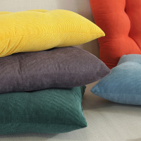 美帮汇灯芯绒沙发靠垫抱枕套民宿客厅飘窗样板间床头靠背靠枕腰枕