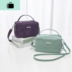 夏季网红百搭小方包包女2020新款潮流帆布女包时尚女士单肩斜挎包NEW LAKE女斜挎包