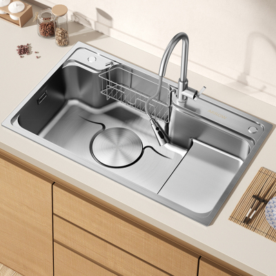 箭牌304不锈钢水槽 家用厨房洗菜盆