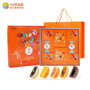鲜品屋(sampure) 鲜品果香 月饼礼盒 645g 盒