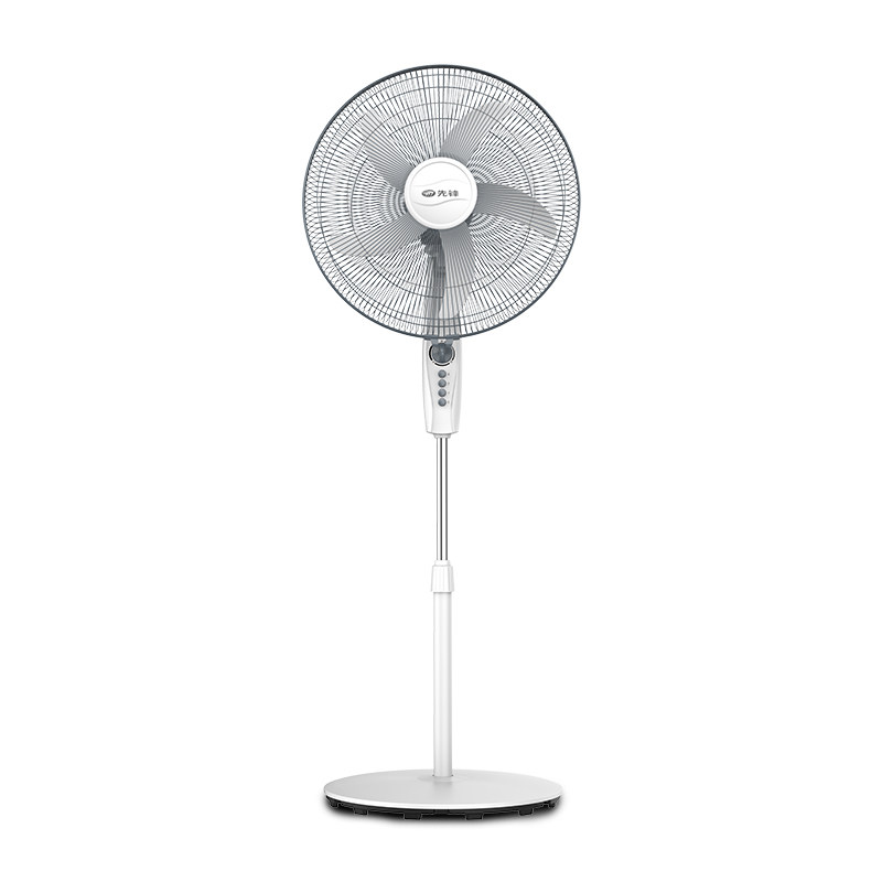 先锋SINGFUN强力五叶落地扇铝制电机8寸牛角叶60分钟定时;三档可调风刚柔并济;4种方位摇头角度