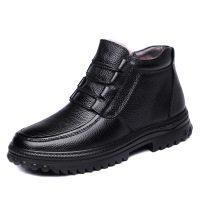 围盛 头层牛皮棉鞋皮鞋 38-47码 双