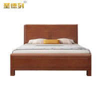 圣德列实木双人床SL-192 2000*1500*450mm