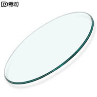 戴劲玻璃桌面钢化圆形玻璃桌面酒店饭店食堂防刮痕玻璃桌面 直径122CM