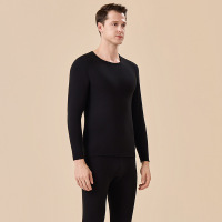 10A石墨烯羊毛护膝护颈贴片保暖内衣套装男女情侣同款秋衣裤