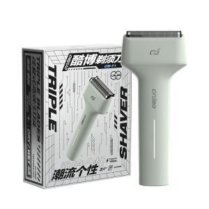 COOBO酷博剃须刀男士电动便携往复式可水洗刮胡刀CB-T1冰封蓝