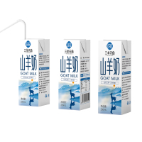 三羊天安山羊奶250ml*6盒新鲜脱膻无添加儿童孕妇营养早餐奶