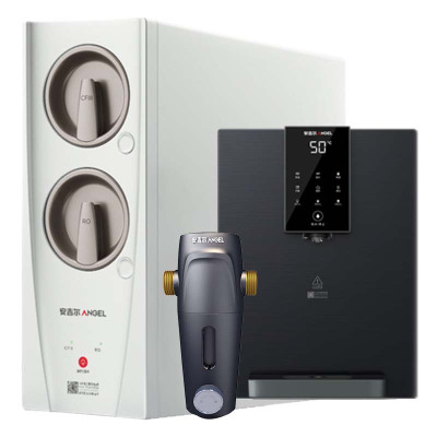 安吉尔家用净水器直饮净水机玉龙Pro1200G+Y3611管线机+J3217前置过滤器