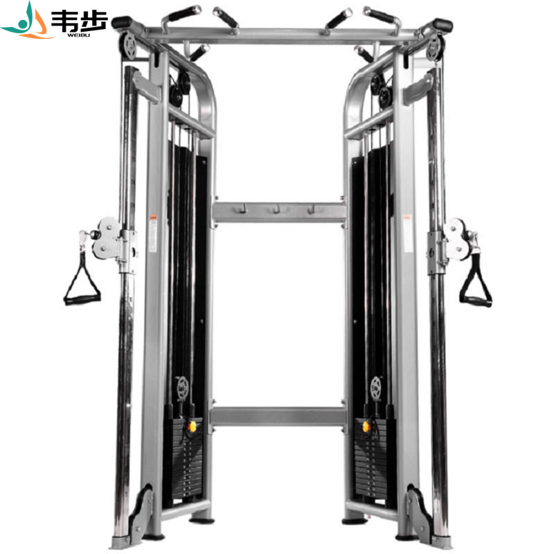 韦步LS02商用小飞鸟龙门架综合训练器双臂机十字夹胸多功能健身器材