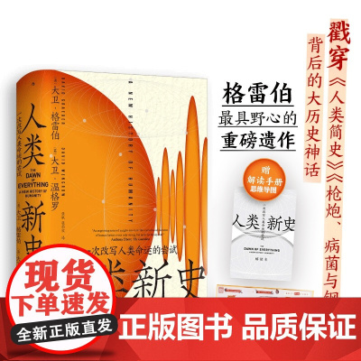 [赠思维导图+解读手册]人类新史 一次改写人类命运的尝试 大卫·格雷伯等 著 智慧宫丛书 毫无意义的工作作者 社会学理