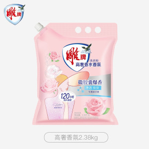 雕牌 超效加酶洗衣粉 低温速溶 强效去渍[高奢香氛]2.38kg(带嘴)